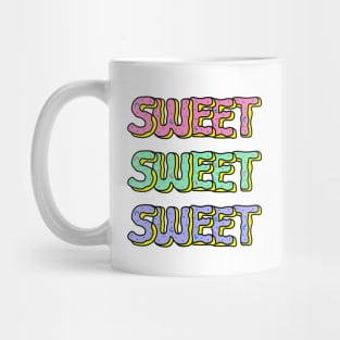 Sweet Donuts Pastel | Cute Pastel Donut Alphabet Typography Mug